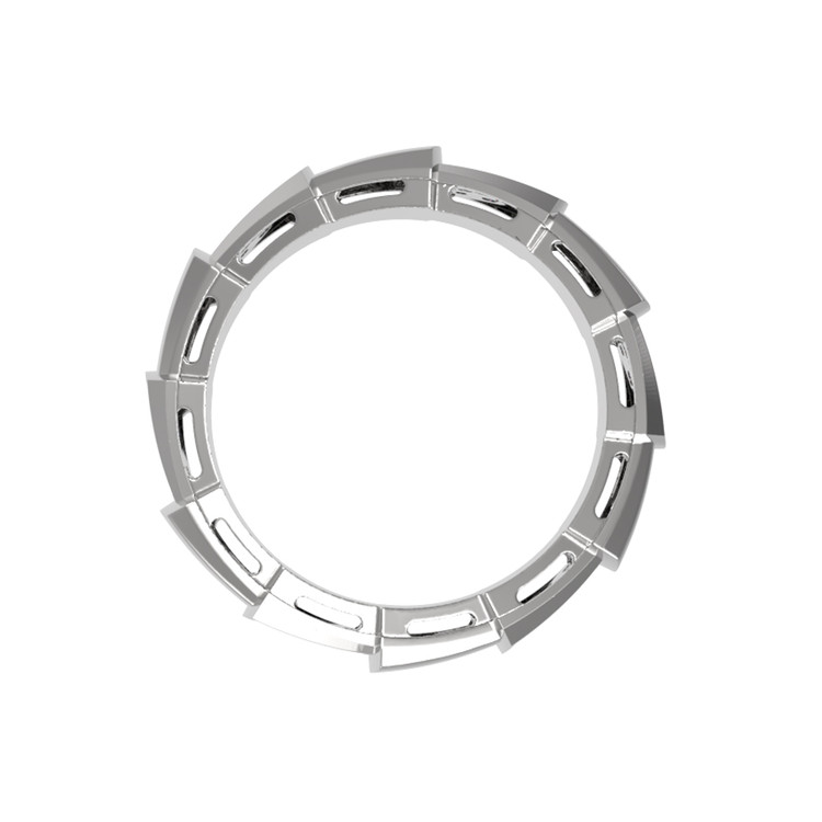 Кольцо из белого золота c бриллиантами