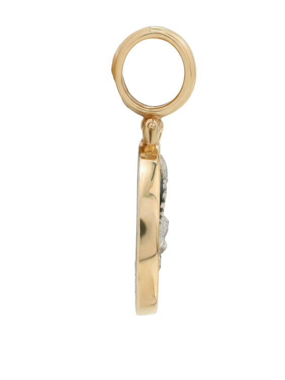 Подвеска из золота c эмаль