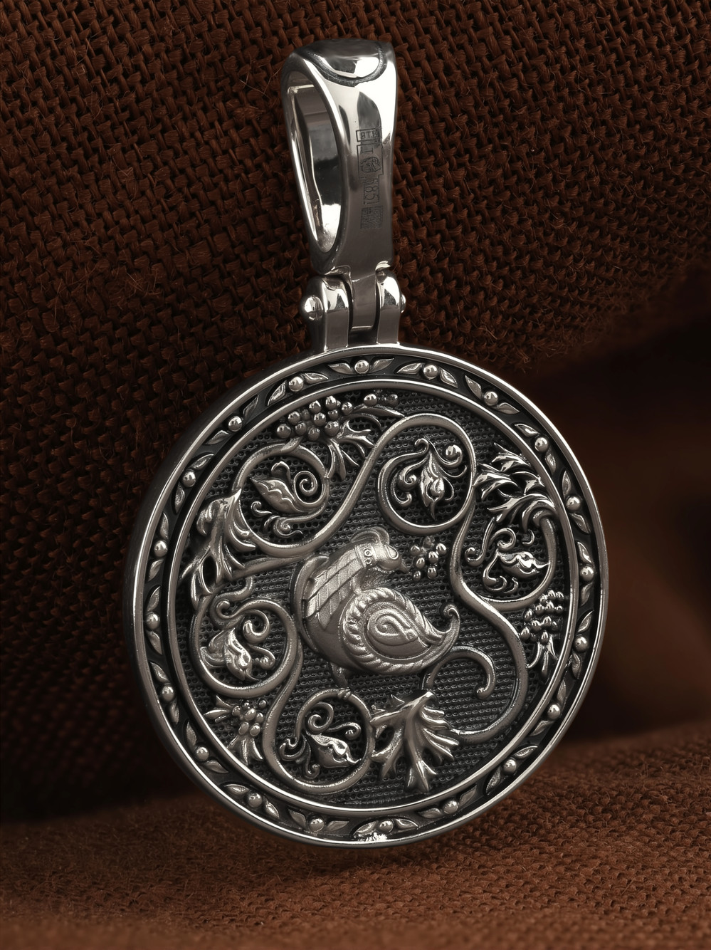 Образок из белого золота