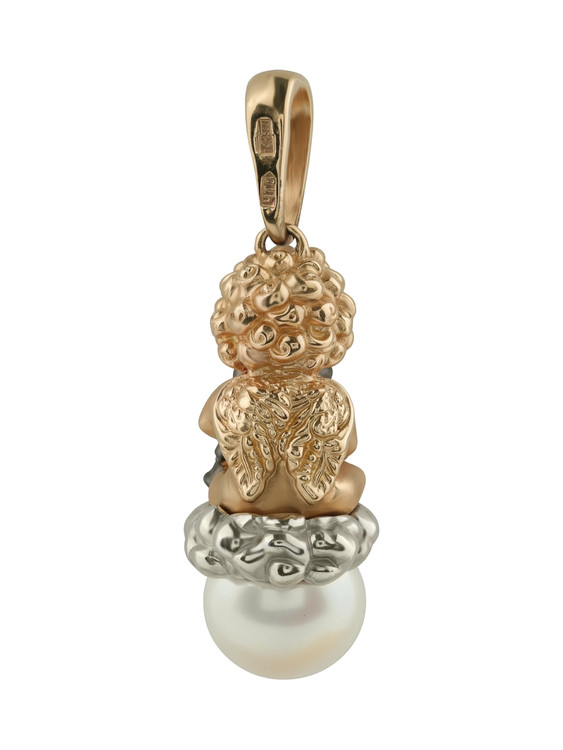 Подвеска из золота c жемчугом