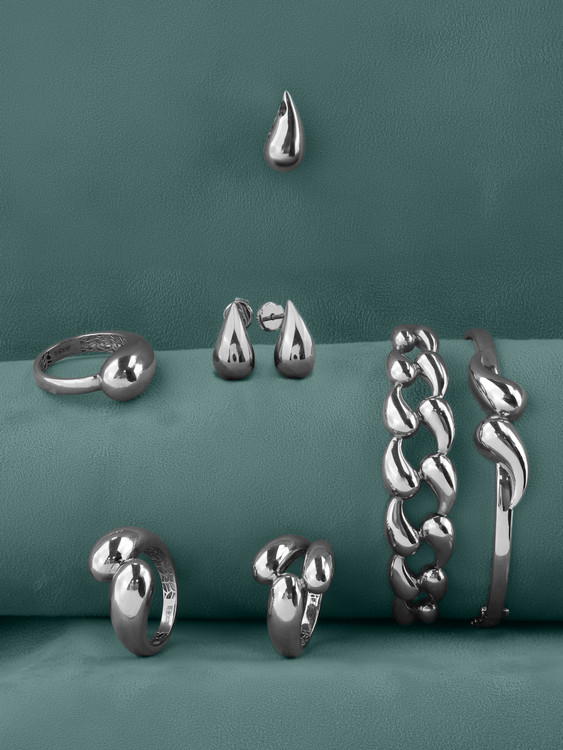 Серьги из белого золота