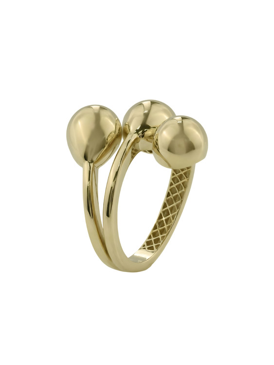 Кольцо из лимонного золота