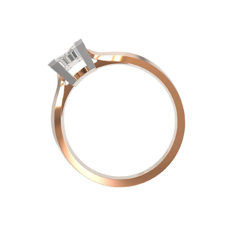 Кольцо из золота c бриллиантами