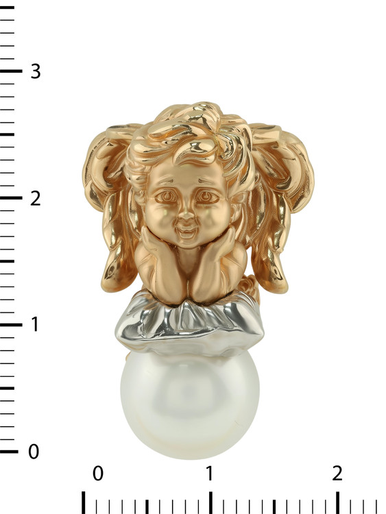 Подвеска из золота c жемчугом