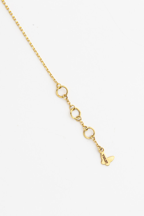 Браслет из лимонного золота c бирюзой