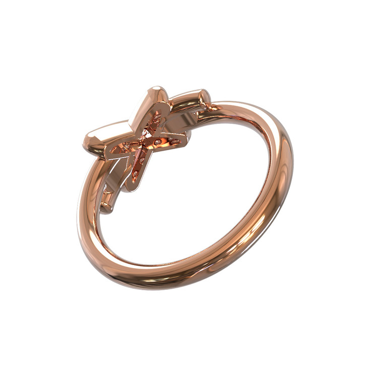 Кольцо из золота c бриллиантами