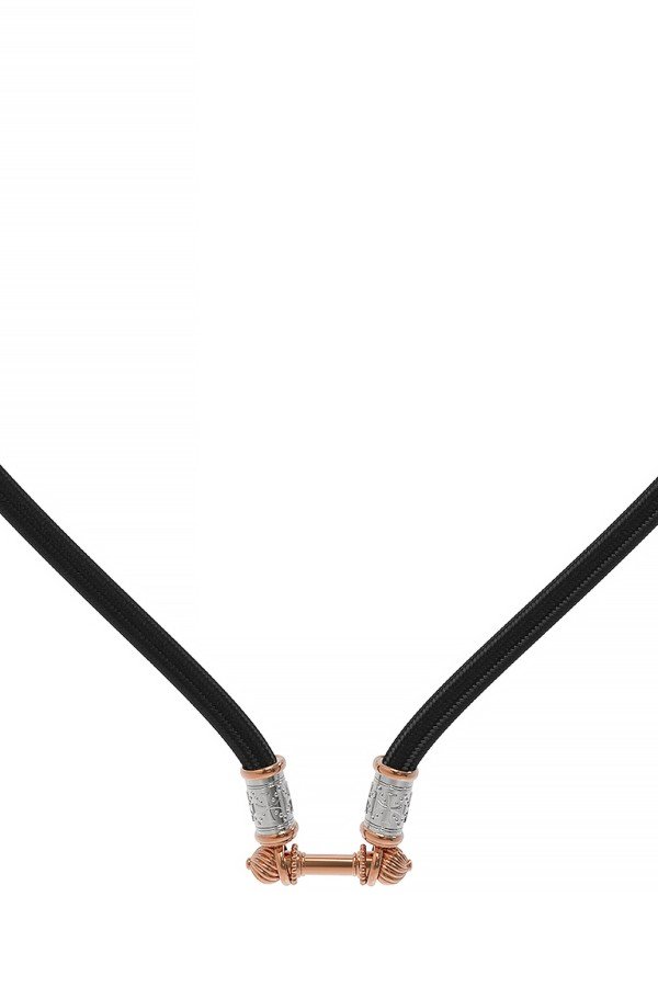 Шнурок шёлковый из золота c шёлковым шнурком