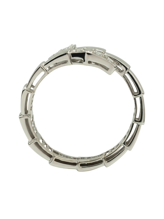 Кольцо из белого золота c бриллиантами