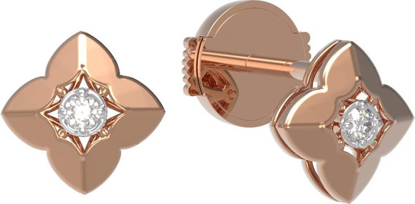 Серьги из золота c бриллиантами