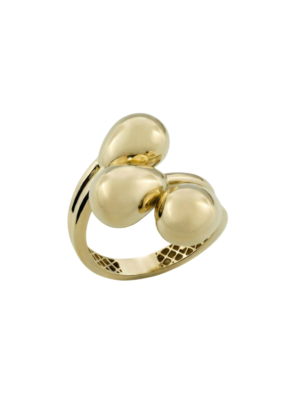 Кольцо из лимонного золота
