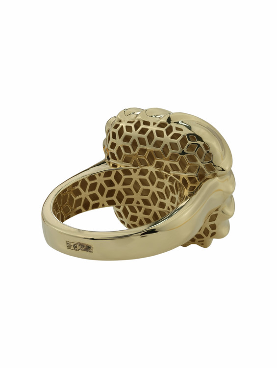 Кольцо из лимонного золота