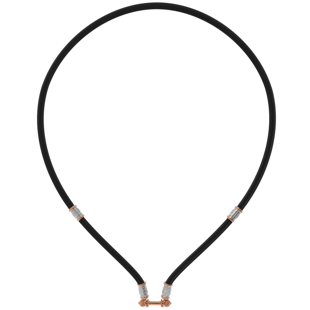 Шнурок шёлковый из золота c шёлковым шнурком