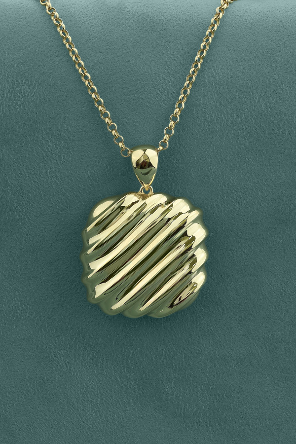 Подвеска из лимонного золота