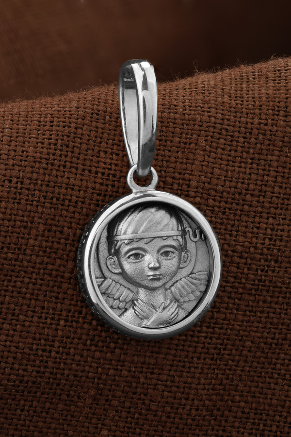 Образок из белого золота