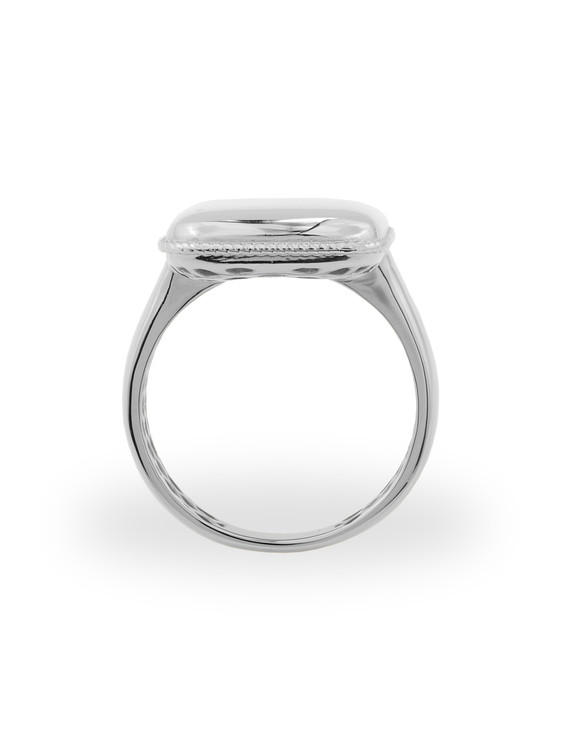 Кольцо из белого золота