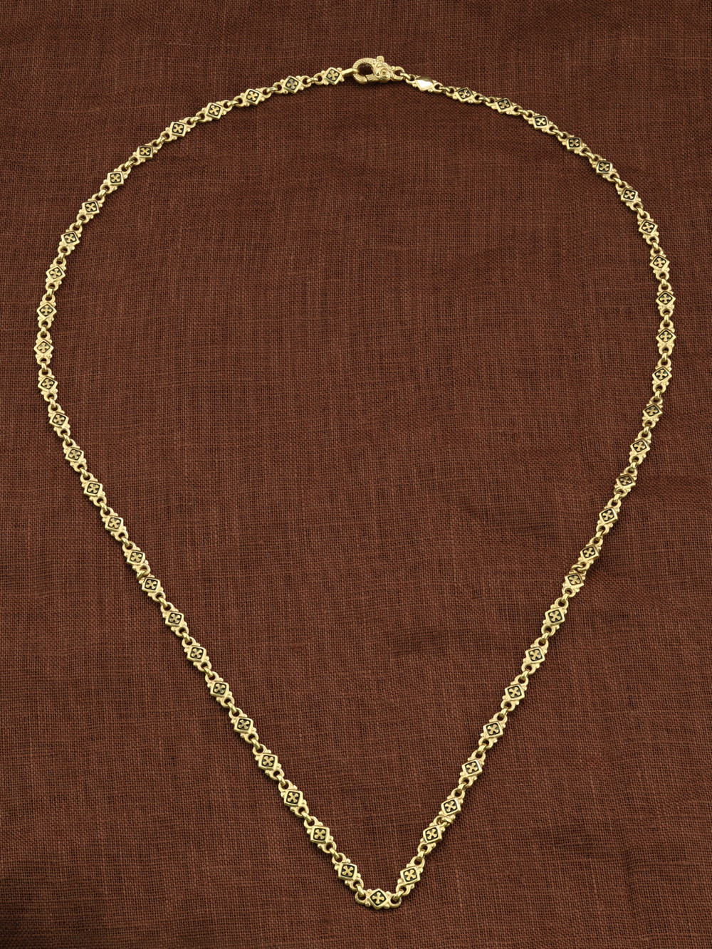 Цепь из лимонного золота