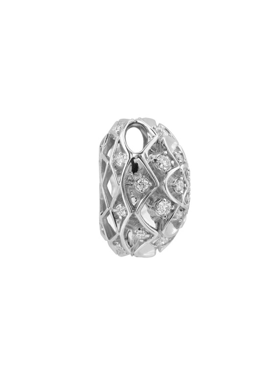 Подвеска из белого золота c бриллиантами
