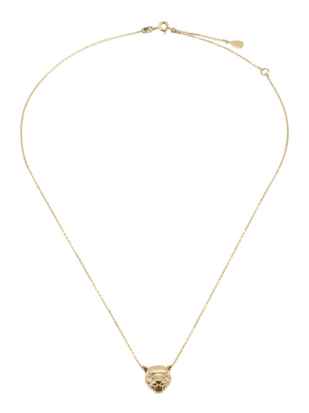 Колье из лимонного золота c бриллиантами