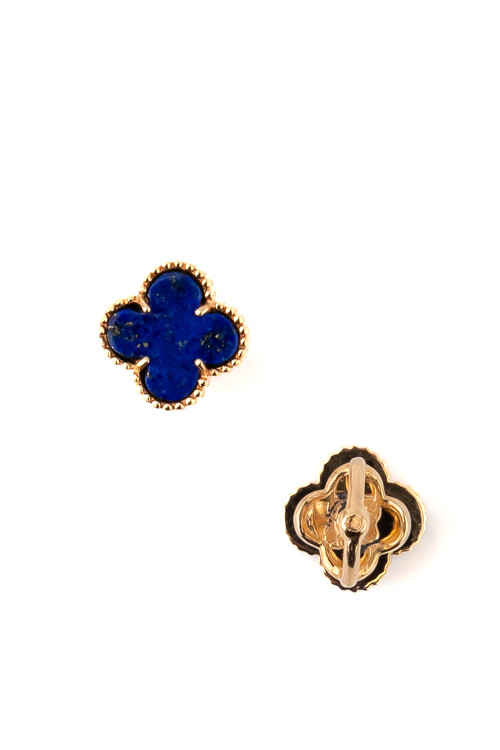 Серьги из золота c лазуритом