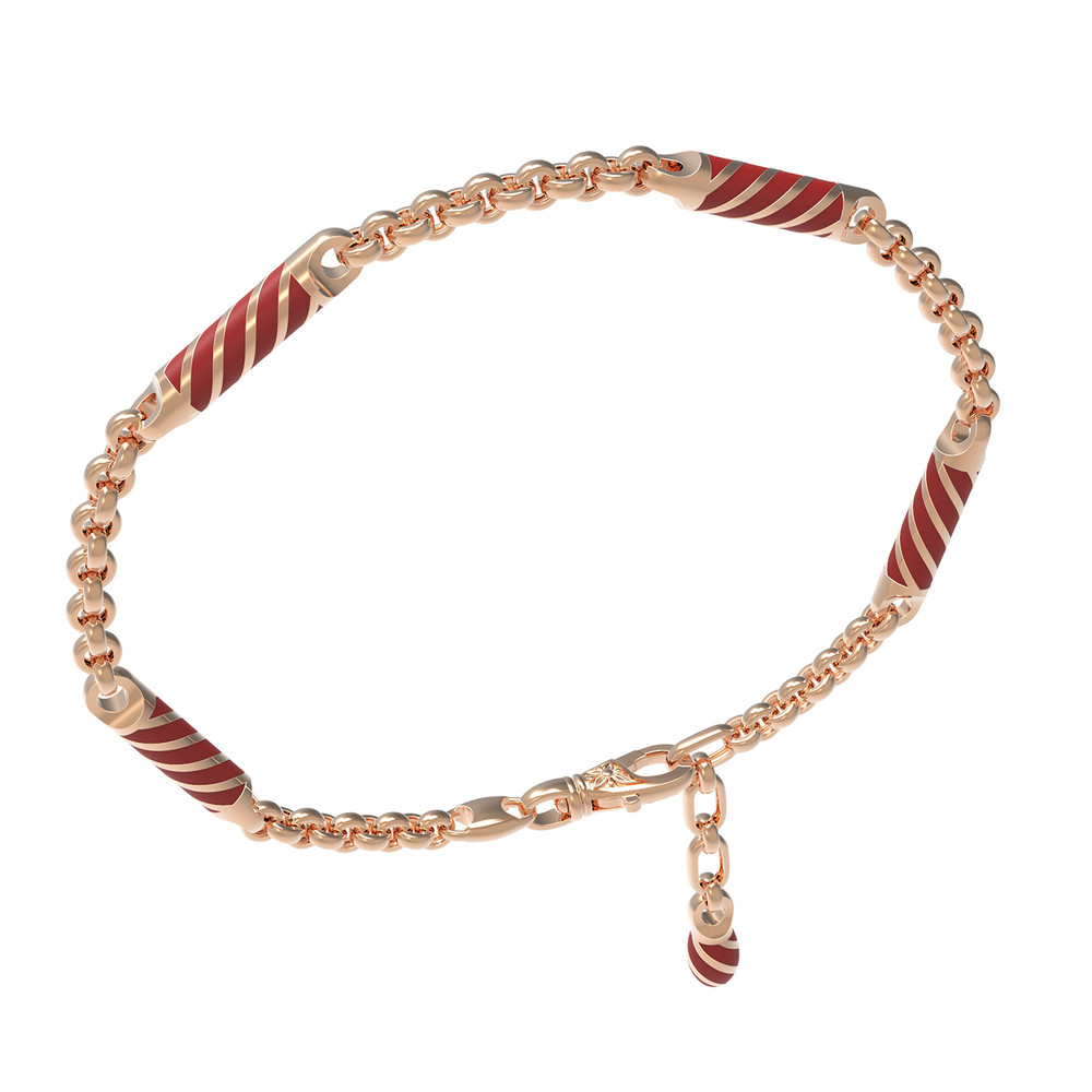 Браслет из золота c эмалью