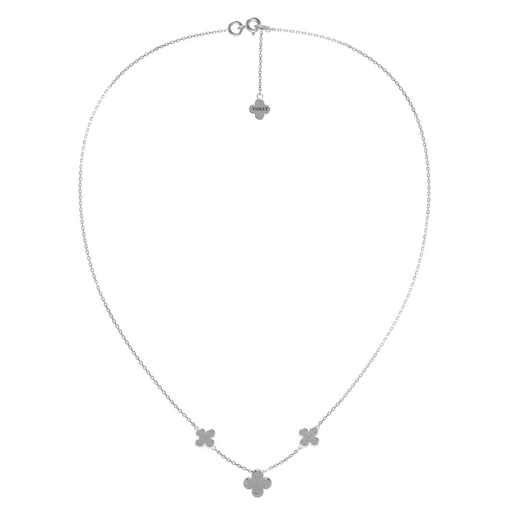 Колье из белого золота c бриллиантами