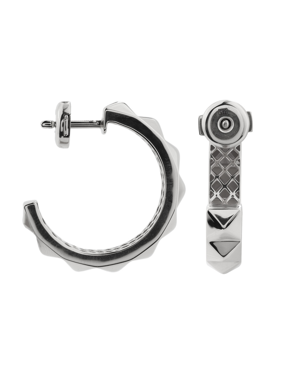 Серьги из белого золота