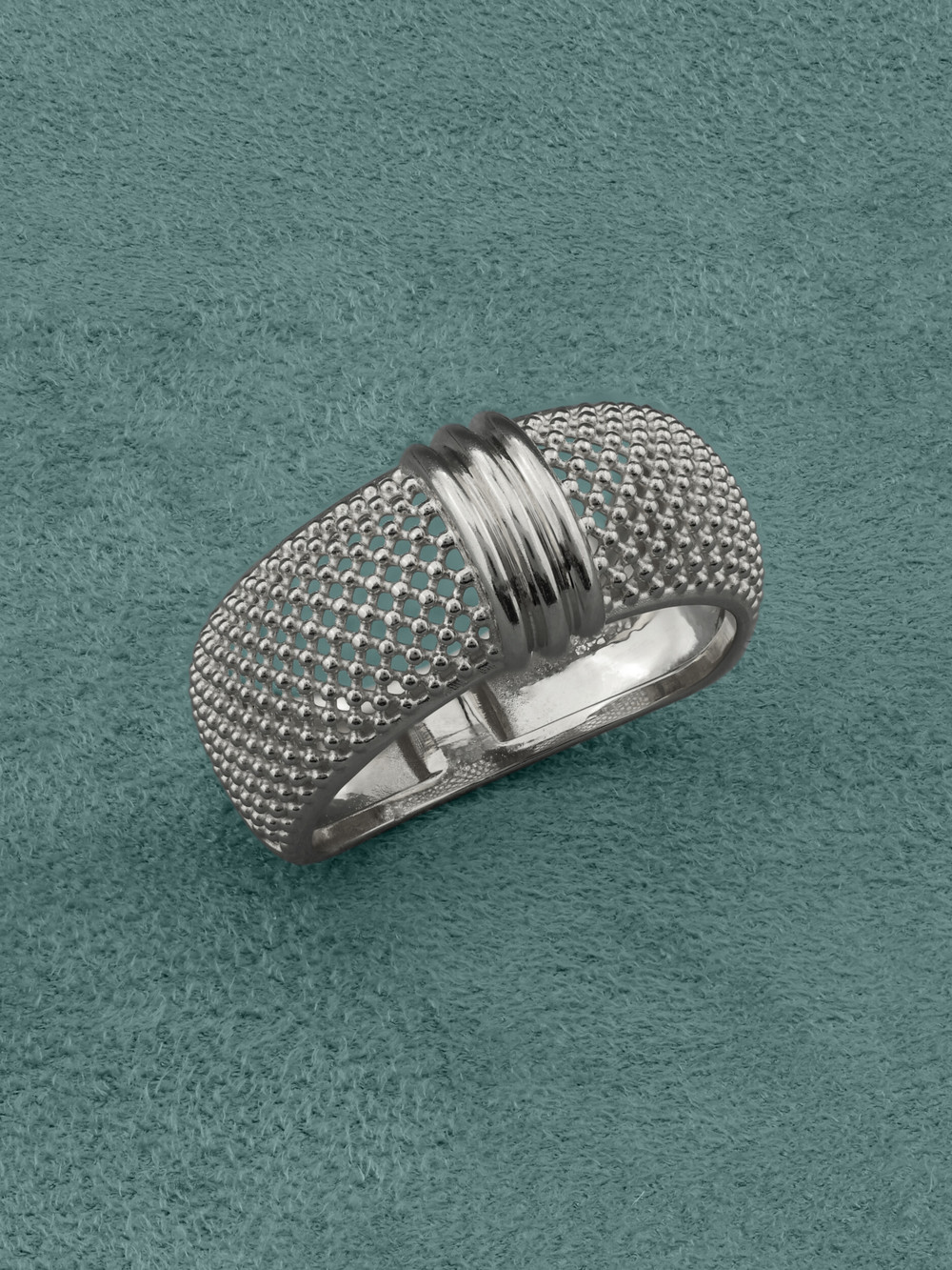 Кольцо из белого золота