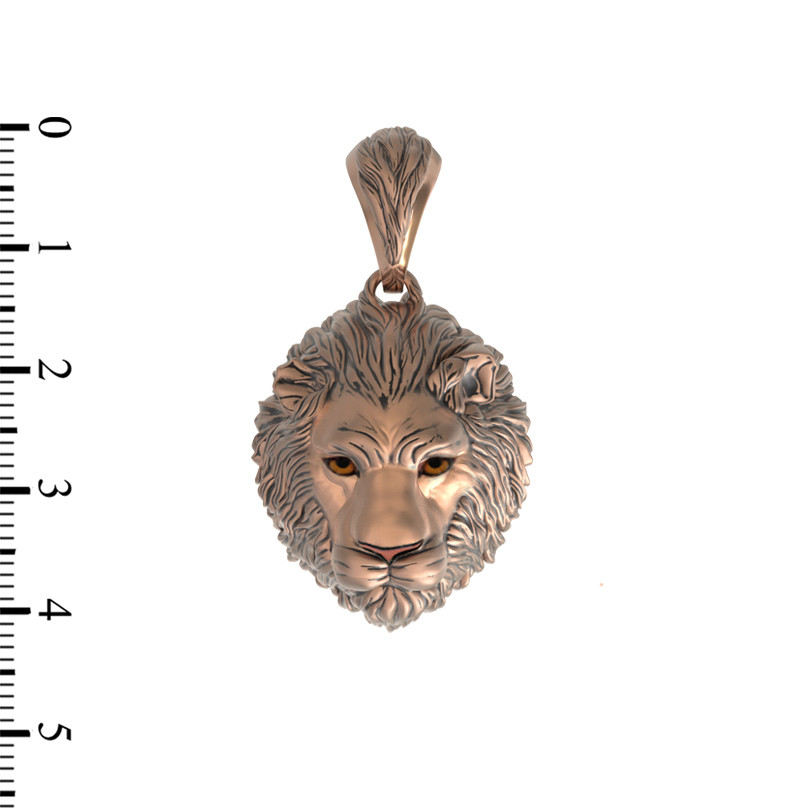 Подвеска из золота c эмаль