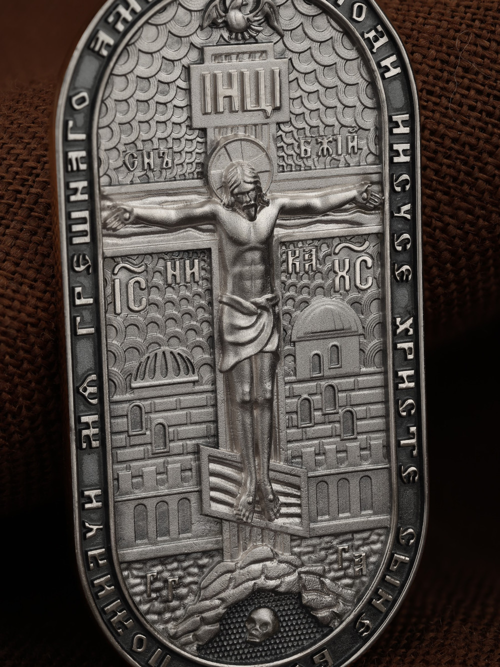 Образок из белого золота