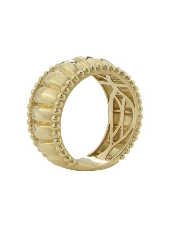 Кольцо из лимонного золота