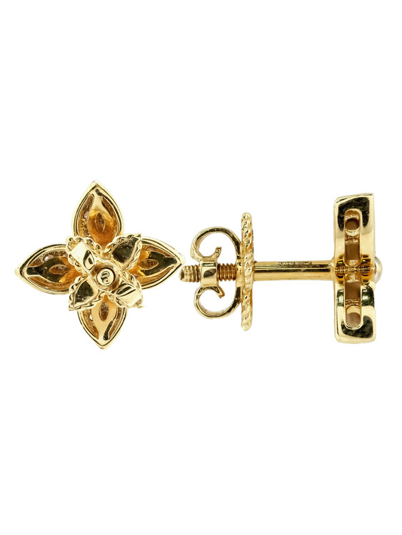 Серьги из золота c бриллиантами