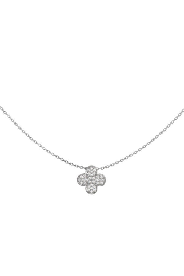 Колье из белого золота c бриллиантами