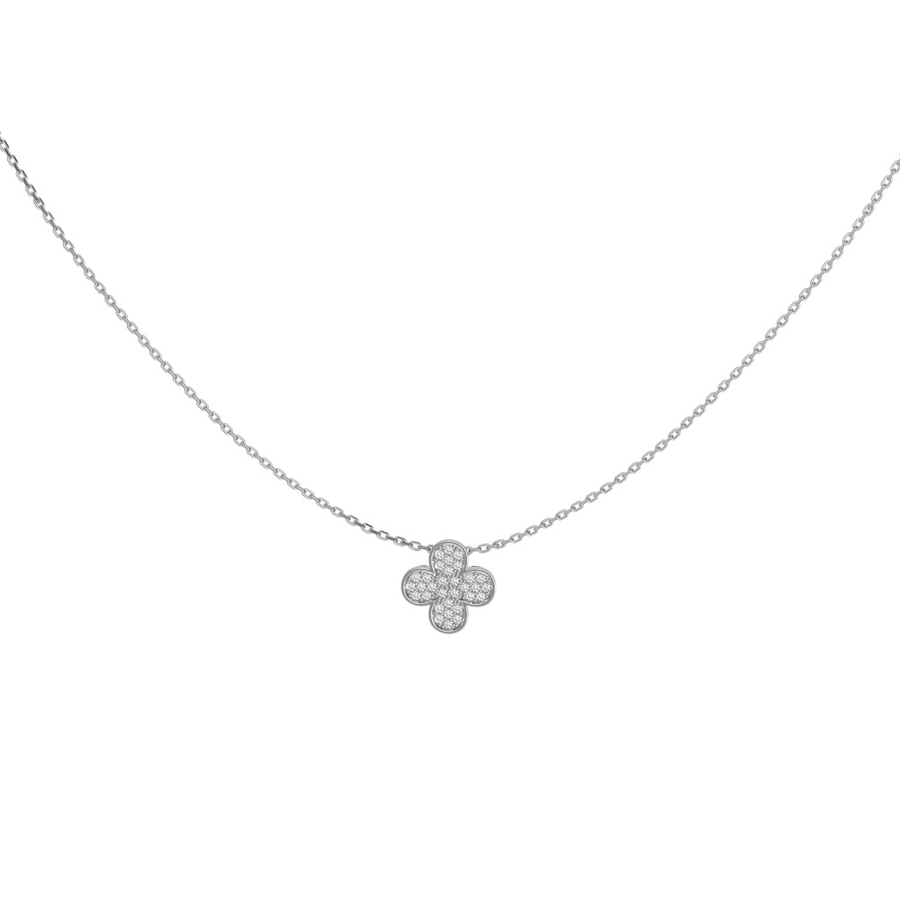 Колье из белого золота c бриллиантами