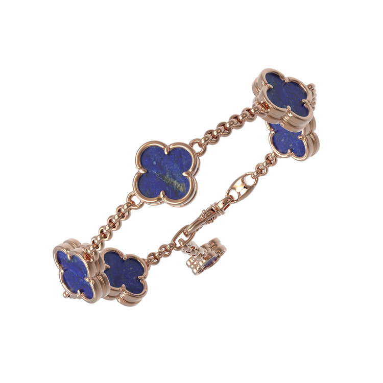 Браслет из золота c лазуритом