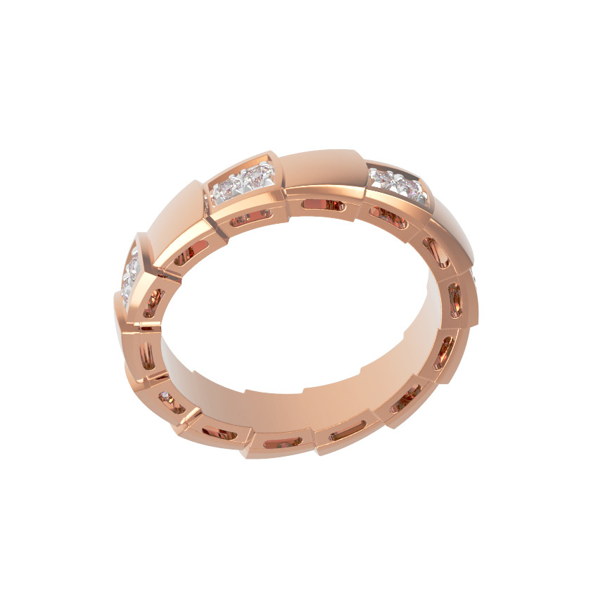 Кольцо из золота c бриллиантами