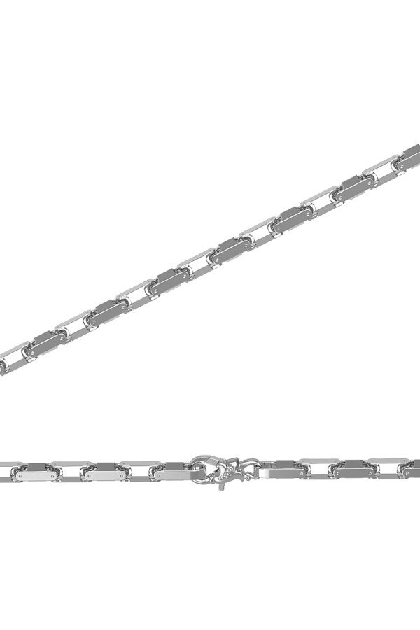 Цепь из белого золота