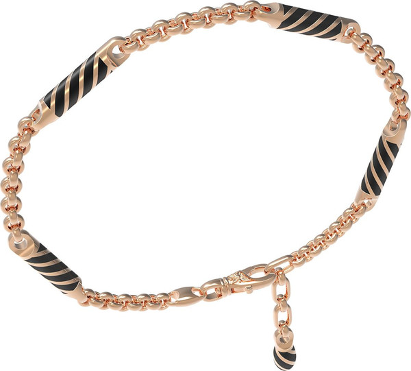 Браслет из золота c эмаль