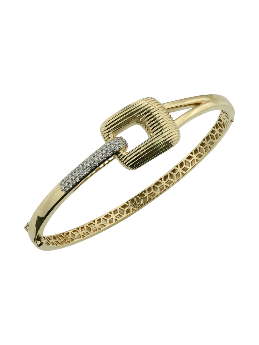 Браслет из лимонного золота c бриллиантами