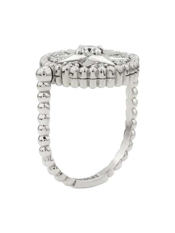 Кольцо из белого золота c бриллиантами