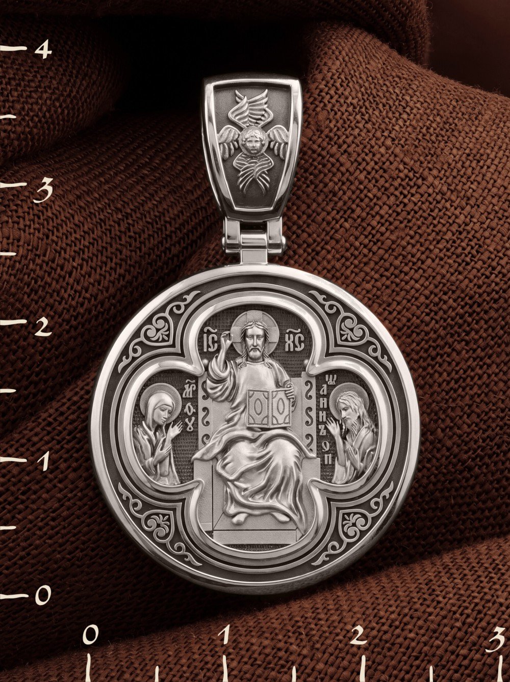 Образок из белого золота