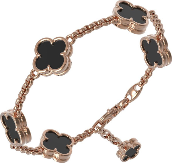 Браслет из золота c ониксом