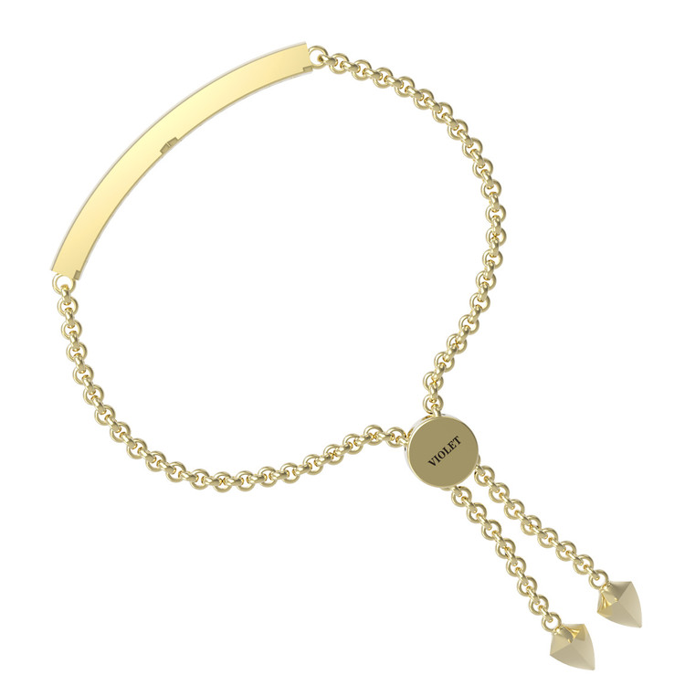 Браслет из лимонного золота c бриллиантами