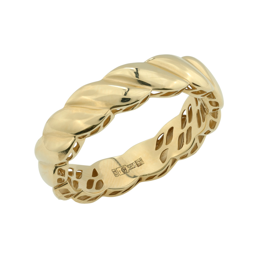 Кольцо из лимонного золота